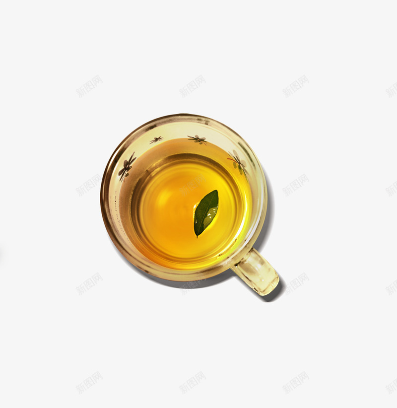 玻璃杯子png免抠素材_新图网 https://ixintu.com 玻璃杯子 绿茶 茶杯