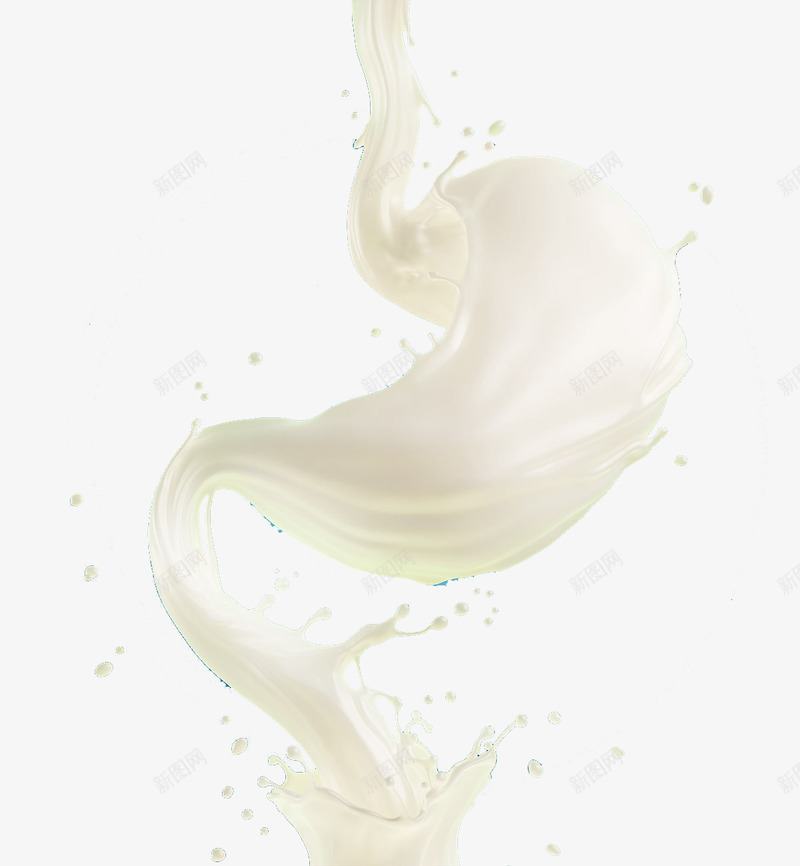 牛奶效果胃图案png免抠素材_新图网 https://ixintu.com 创意牛奶 牛奶效果 牛奶胃 胃图案