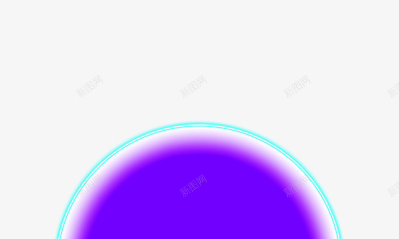 月亮紫色psd免抠素材_新图网 https://ixintu.com 半月 月亮 紫色