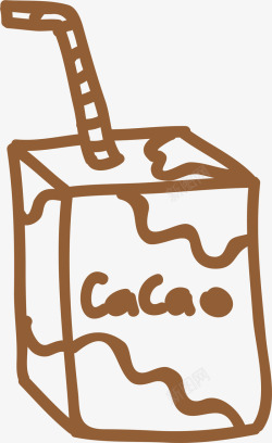 纸盒牛奶酸奶矢量图素材