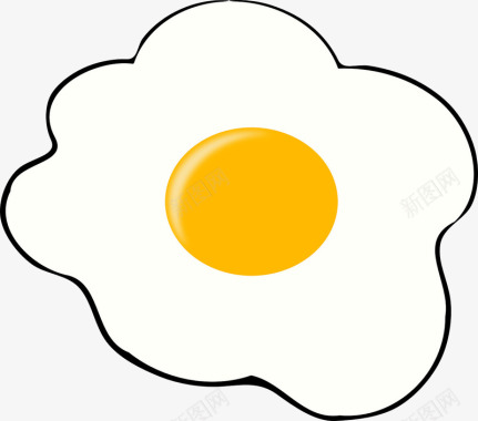 鸡蛋托荷包蛋图标图标