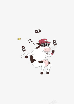 卡通奶牛素材