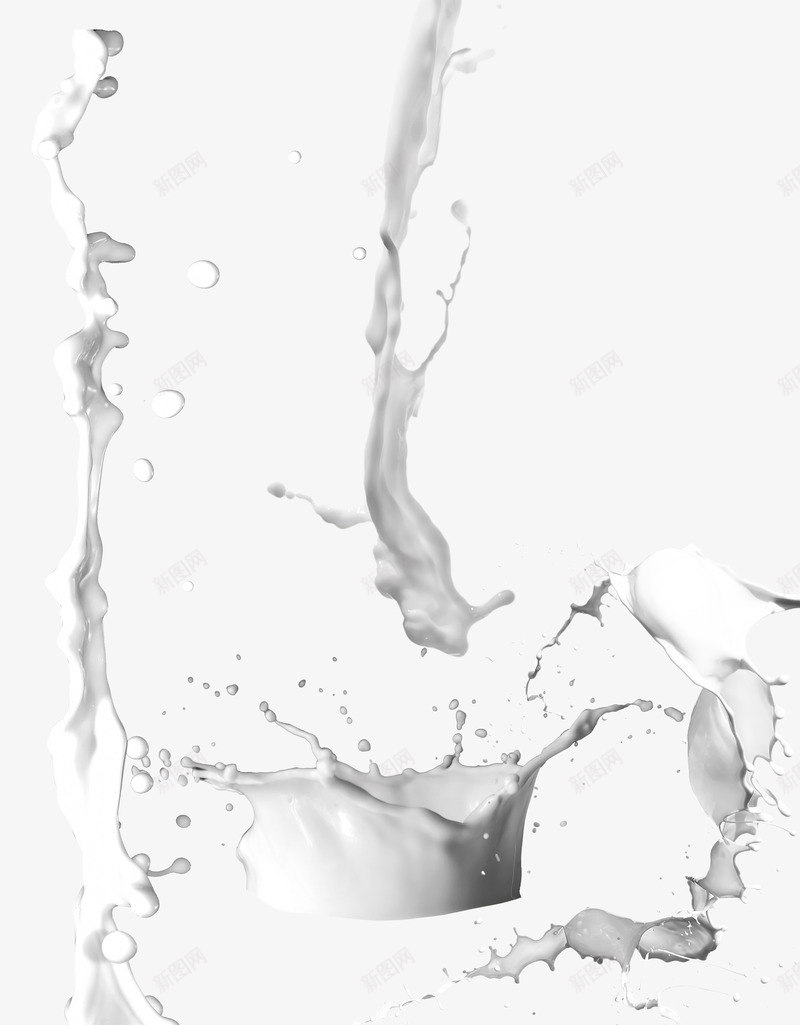 动感牛奶液体psd免抠素材_新图网 https://ixintu.com 动感 动感牛奶液体 奶花 水柱 泼洒 泼溅 液体 牛奶 白色 诱人