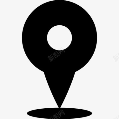 GPS定位位置导航销全球定位系图标图标
