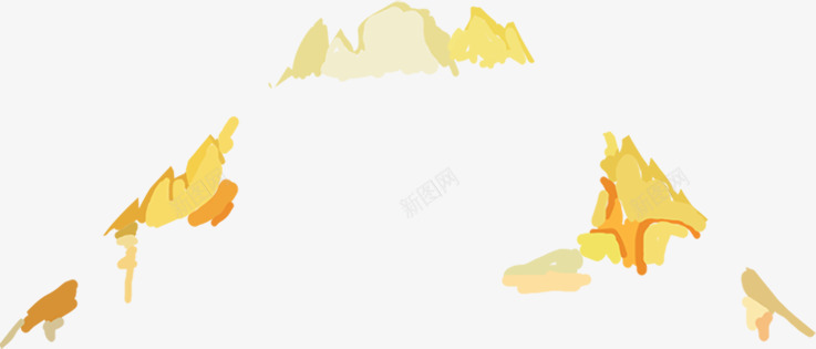 黄色个性漂浮png免抠素材_新图网 https://ixintu.com 个性 漂浮 设计 黄色