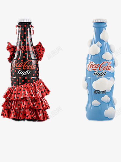 可乐创意瓶子png免抠素材_新图网 https://ixintu.com 个性 创意 平面 设计