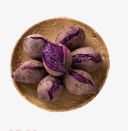 美味紫薯矢量图素材