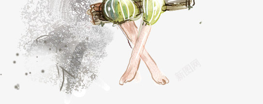 手绘树林漫画植物png免抠素材_新图网 https://ixintu.com 树林 植物 漫画
