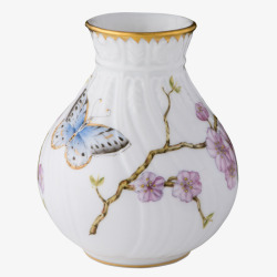 漂亮的蝴蝶花瓶装饰素材