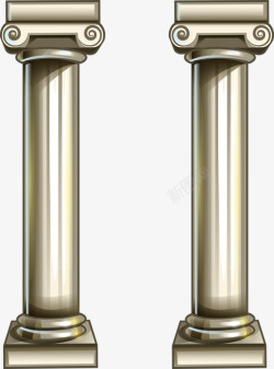 两根柱子素材