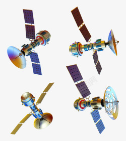 现代卫星图像素材