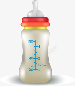 毫升刻度标创意奶瓶高清图片