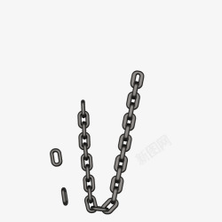 链锁铁链金属链锁链高清图片