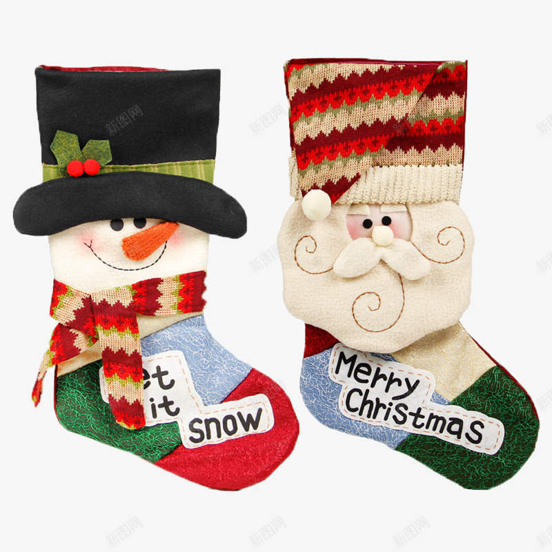 圣诞节袜子png免抠素材_新图网 https://ixintu.com 个性 创意 礼物 童话