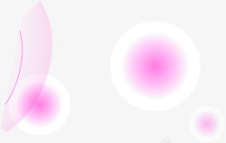 梦幻粉色圆球装饰素材