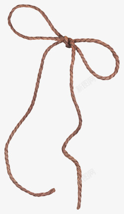 棕色漂亮绳子素材
