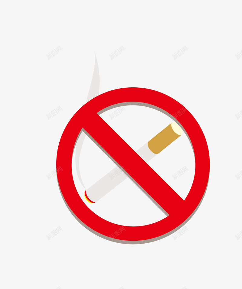 禁烟标识矢量图图标eps_新图网 https://ixintu.com nosmoking 矢量图 矢量禁止吸烟 矢量禁烟标识 禁止吸烟 禁止吸烟标志