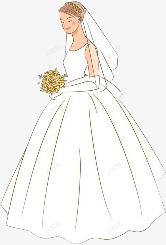 漂亮的新娘png免抠素材_新图网 https://ixintu.com 唯美新娘 新娘头纱 漂亮唯美新娘 漂亮的新娘