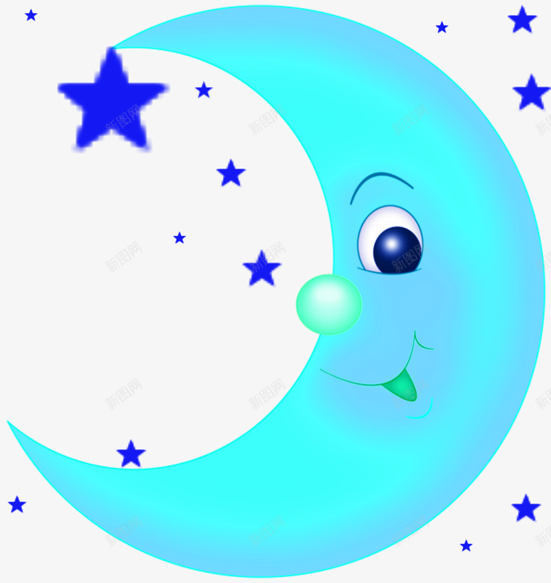月亮手绘月牙卡通可png免抠素材_新图网 https://ixintu.com 卡通 卡通月牙 可爱 弯月 手绘月牙 星星 月亮 月亮图案 月牙矢量图