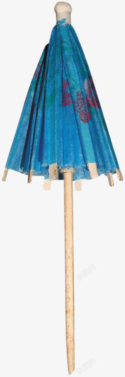 漂亮油纸伞蓝色漂亮油纸伞高清图片