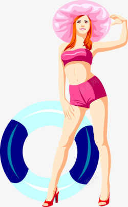 漂亮的美女素材