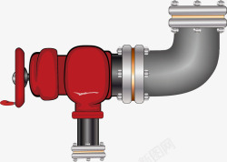 工程管道水管下水管道矢量图高清图片