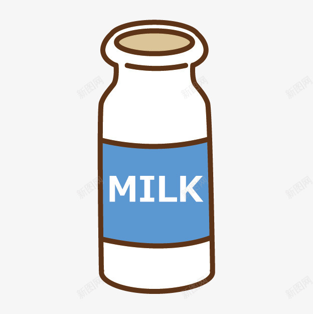 牛奶png免抠素材_新图网 https://ixintu.com MILK 卡通 可爱 手绘 牛奶