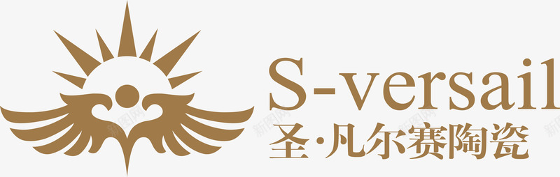 圣凡尔赛陶瓷logo矢量图图标图标