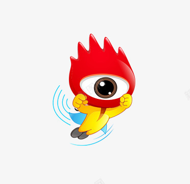 飞翔的新浪小人图标png_新图网 https://ixintu.com 人物 奔跑 红色 飞翔 黄色