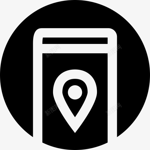 GPS移动导航电话销搜索全球定图标png_新图网 https://ixintu.com GPS Gps mobile navigation phone pin search 导航 搜索 电话 移动 销
