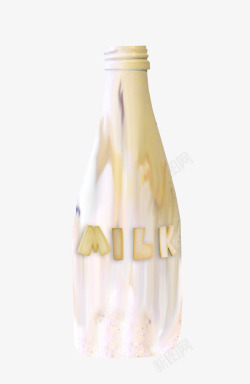 塑料奶瓶塑料牛奶瓶高清图片