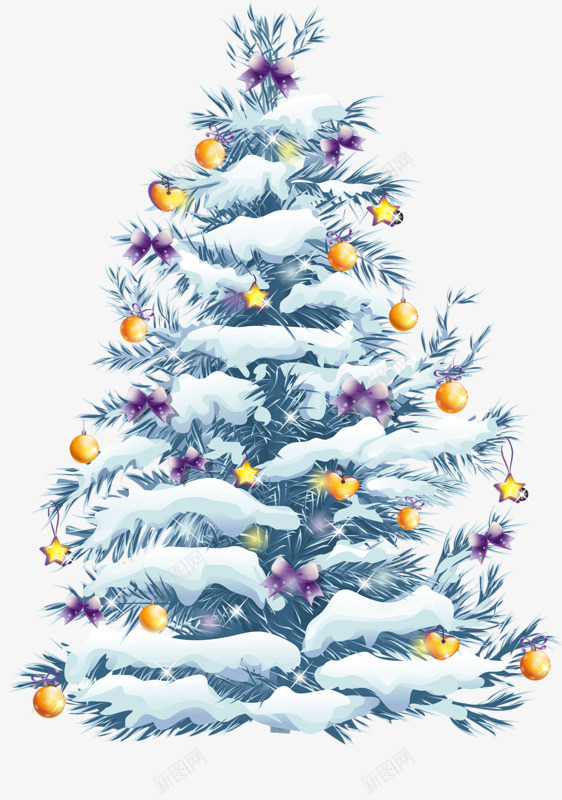 漂亮的圣诞树png免抠素材_新图网 https://ixintu.com 圣诞树 挂了礼物的圣诞树 树 礼物