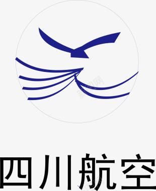 四川航空logo矢量图图标图标
