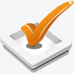 水晶对勾图标水晶创意叉叉对勾图标高清图片