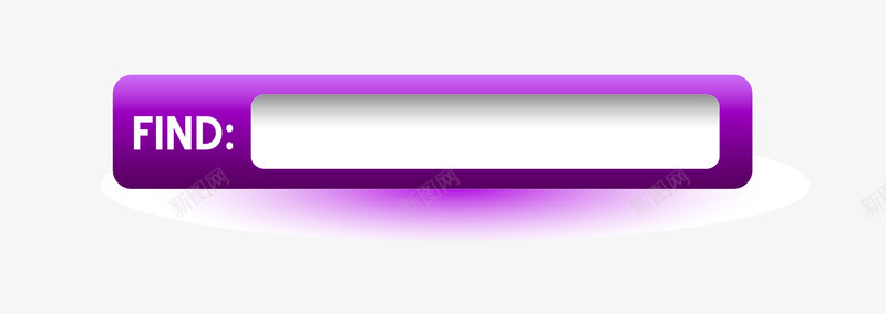 紫色搜索定位导航栏png免抠素材_新图网 https://ixintu.com 定位 导航栏 手机导航栏 搜索 紫色