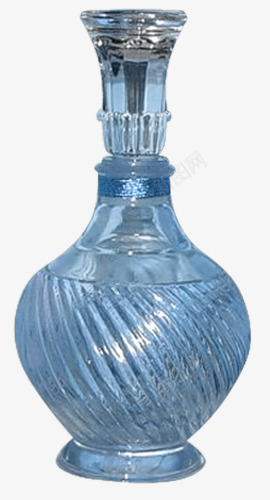 蓝色酒瓶png免抠素材_新图网 https://ixintu.com 玻璃瓶 瓶子 白酒 酒瓶