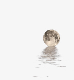 水中月亮文艺水中月亮高清图片