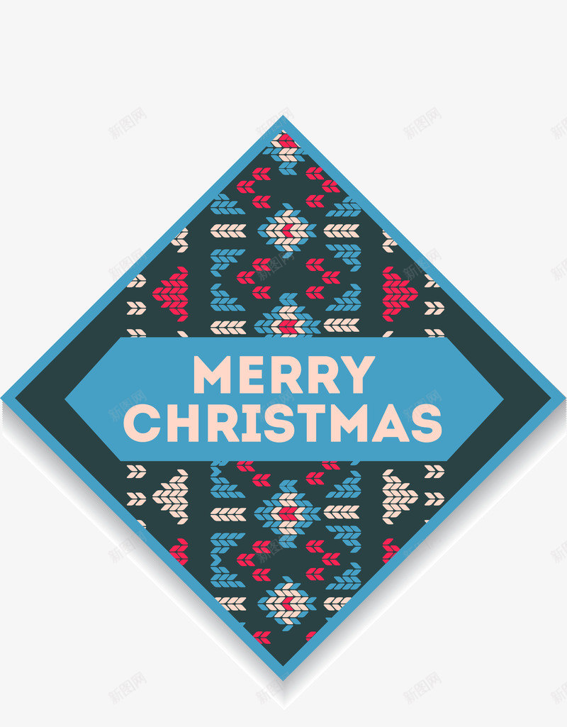 圣诞节多彩卡片png免抠素材_新图网 https://ixintu.com christmas merry 圣诞快乐 圣诞节卡片 多彩卡片 水彩