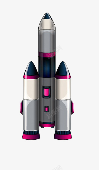 卡通火箭发射png免抠素材_新图网 https://ixintu.com 升空 发射 宇宙 火箭