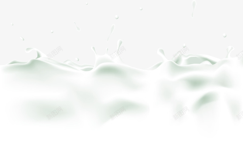 绿色清新牛奶装饰图案png免抠素材_新图网 https://ixintu.com 免抠PNG 清新 牛奶 绿色 装饰图案