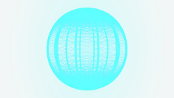 蓝色圆球白色亮点素材