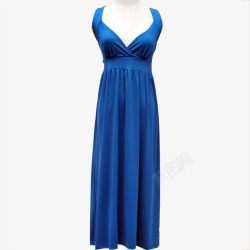 天蓝色礼服蓝色长裙高清图片
