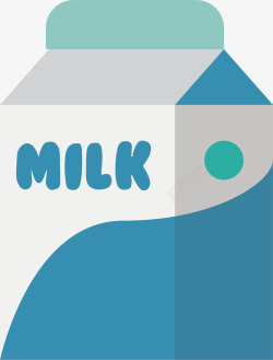 水彩盒子水彩牛奶盒矢量图高清图片