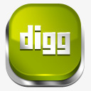 个性DIGG媒体LOGO黄色图标png_新图网 https://ixintu.com digg logo 个性 图标 媒体 黄色