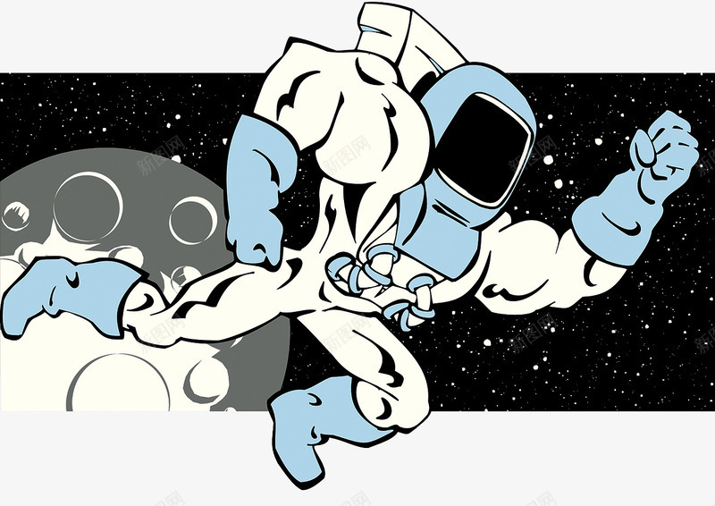 宇宙宇航员png免抠素材_新图网 https://ixintu.com 宇宙 宇航员 插画 星际穿越