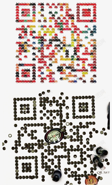 个性二维码png免抠素材_新图网 https://ixintu.com 个性二维码 二维码 二维码设计