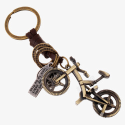 透明钥匙圈金属自行车钥匙扣高清图片