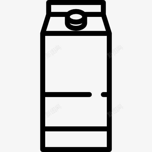 利乐砖盖图标png_新图网 https://ixintu.com 利乐 容器 果汁 牛奶 盖 食品