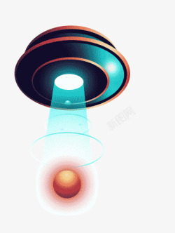 宇宙外星人飞船素材