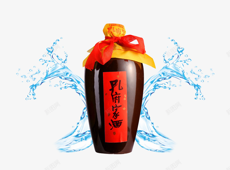 产品实物酒坛子酒水花psd免抠素材_新图网 https://ixintu.com 产品实物 水花 酒 酒坛子 酒瓮